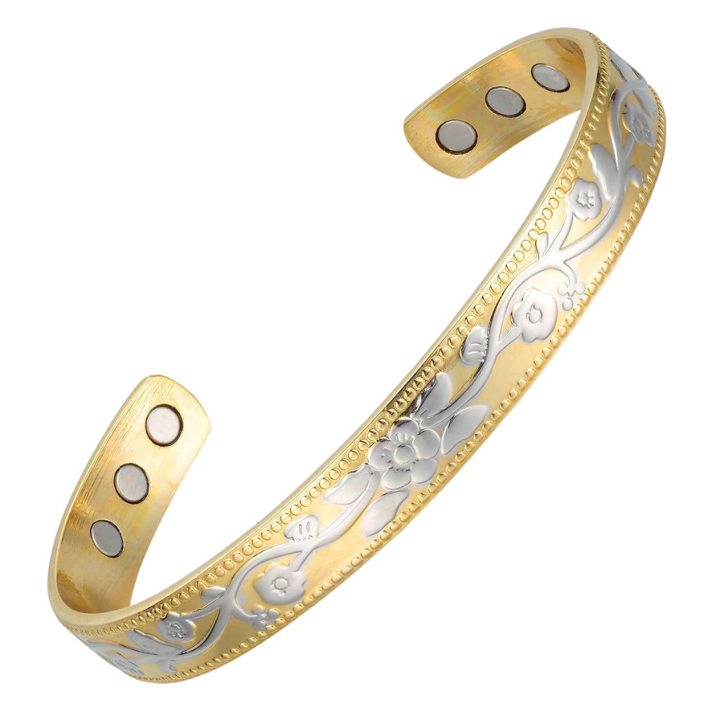 Bransoletka Terapeutyczna "Golden Bloom"