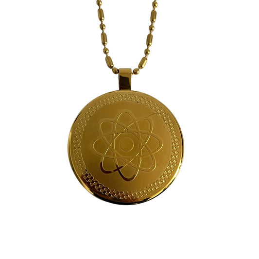 Medalion Energii Skalarnej "Gold Atom"