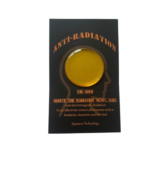 Antyradiator Naklejka "GOLDEN FLOWER OF LIFE" 3-5 tys. j.u.
