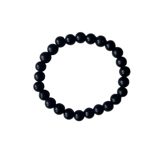 Bransoletka z Szungitu 8 mm Polerowana