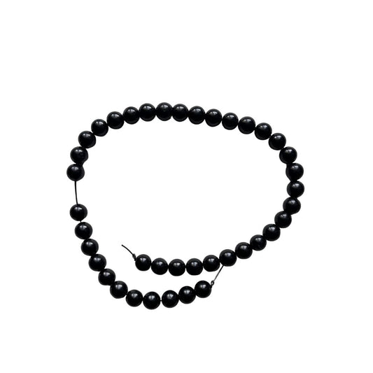 Koralik Szungitowy 10 mm ze Sznurkiem